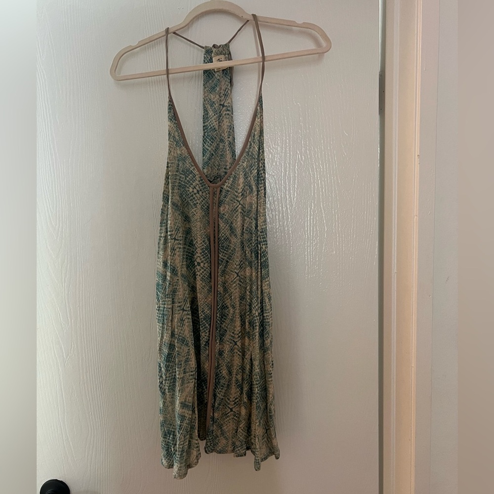 O’Neill Blue Adjustable Coverup Sundress XS